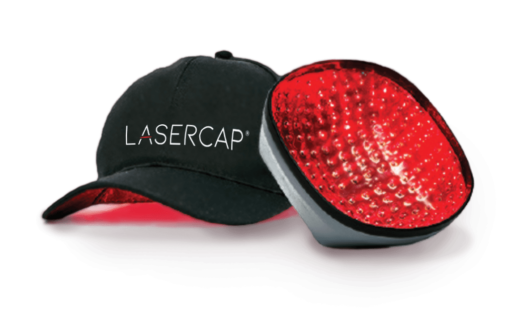 Red light therapy cap for hair restoration.